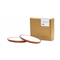 Vaidava Ceramics kolekcija Zeme šķīvis balts, mazais, komplektā 2gb, 130x10mm